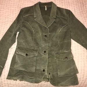Free people military style jacket